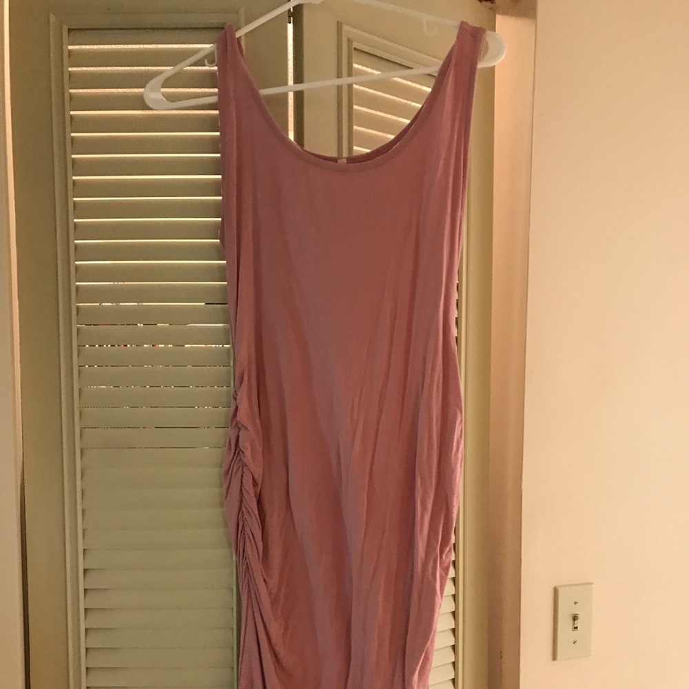 Light pink maternity dress!